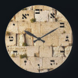 Grande Horloge Ronde The Kotel<br><div class="desc">"L'expression jewish, " offers a shopping experience as you veut not find anywhere else. Welcome to our store Tell your friends about us and send them our link: http://www.zazzle.com/YehudisL?rf=238549869542096443*</div>