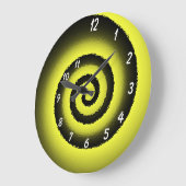 Grande Horloge Ronde The Mindgoop spiral wall clock (Angle)