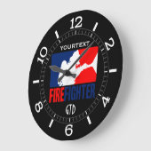Grande Horloge Ronde The Personalized Firefighter Headliner Dial on a (Angle)