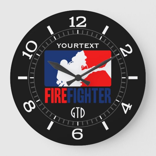 Grande Horloge Ronde The Personalized Firefighter Headliner Dial on a (Recto)