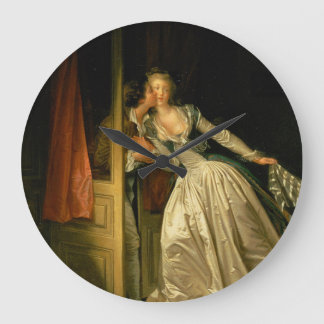 Grande Horloge Ronde The Stolen Kiss Fragonard