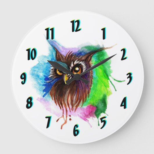 Grande Horloge Ronde The Watery Owl (Recto)