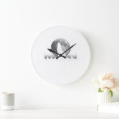 Grande Horloge Ronde the wolf`s cry under the full moon (Maison)