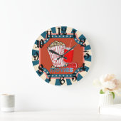 Grande Horloge Ronde Thème vidéo (Maison)