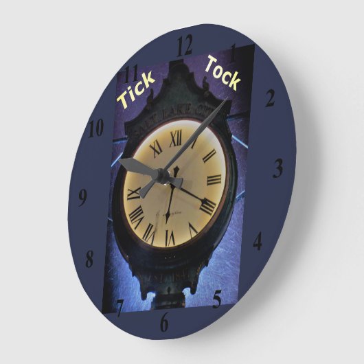 Grande Horloge Ronde Tick tock (Angle)