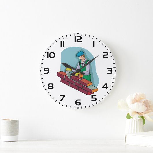 Grande Horloge Ronde Ticklayer au travail