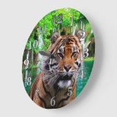 Grande Horloge Ronde Tiger and Waterfall (Angle)