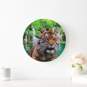Grande Horloge Ronde Tiger and Waterfall (Maison)