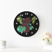 Grande Horloge Ronde Tigre de la Jungle (Maison)