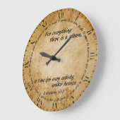 Grande Horloge Ronde Time For Everything (Angle)