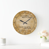 Grande Horloge Ronde Time For Everything (Maison)