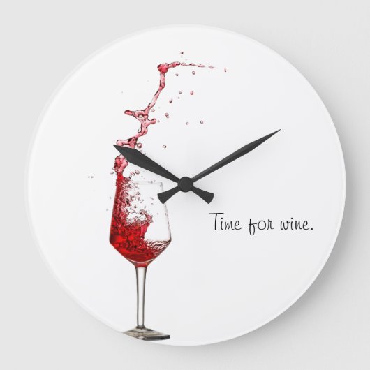 Grande Horloge Ronde Time for wine (Recto)