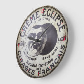 Grande Horloge Ronde Tin polonais Français (Angle)