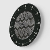 Grande Horloge Ronde Tire Wall (Angle)