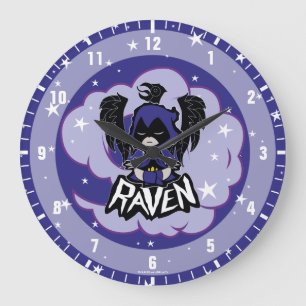 Grande Horloge Ronde Titans Ados, allez ! Attaque au corbeau