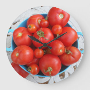 Grande Horloge Ronde Tomates