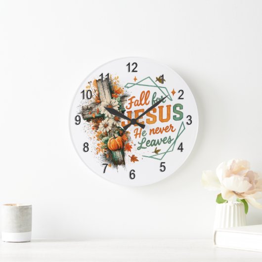 Grande Horloge Ronde Tombe Pour Jésus... (Maison)