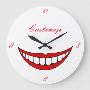 Grande Horloge Ronde Tonnerre de Big Smile