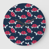 Grande Horloge Ronde Tortue rouge (Recto)