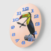 Grande Horloge Ronde Toucan (Angle)