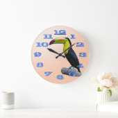 Grande Horloge Ronde Toucan (Maison)