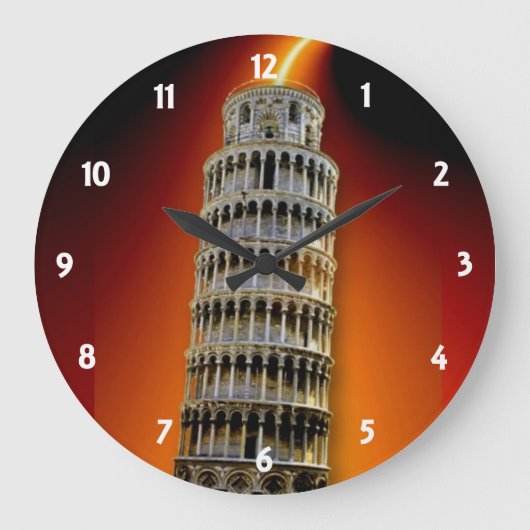 Grande Horloge Ronde Tour de Pise Wall Clock (Recto)