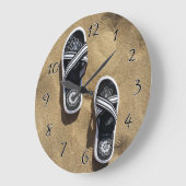 Grande Horloge Ronde Tournes de plage (Angle)