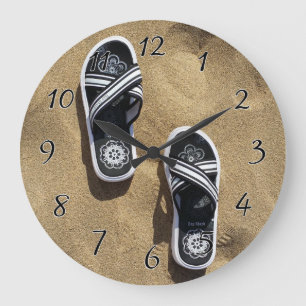 Grande Horloge Ronde Tournes de plage
