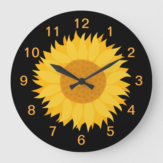 Grande Horloge Ronde Tournesol. (Recto)