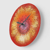 GRANDE HORLOGE RONDE TOURNESOLS (Angle)