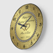 Grande Horloge Ronde Tournoi de tennis de Wall Clock (Angle)