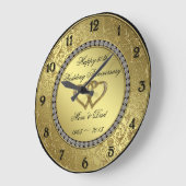 Grande Horloge Ronde Tournoi de tennis de Wall Clock (Angle)