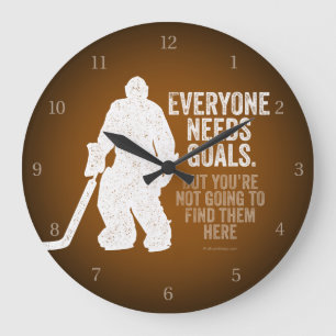Grande Horloge Ronde Tous ont besoin de buts (Hockey)