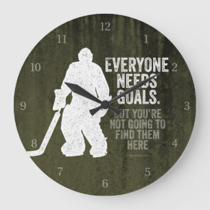 Grande Horloge Ronde Tous ont besoin de buts (Hockey)