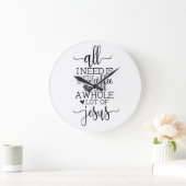 Grande Horloge Ronde Tout I Need (Maison)