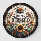 Grande Horloge Ronde Tout simplement béni (Recto)