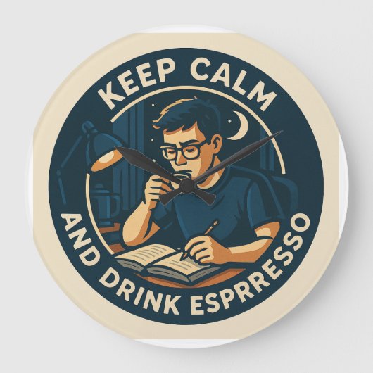 Grande Horloge Ronde Toute la nuit (Recto)