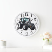 Grande Horloge Ronde Tractor Image for Round Wall Clock (Maison)