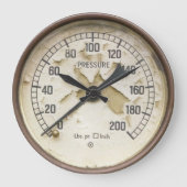 GRANDE HORLOGE RONDE TRAIN À VAPEUR (Recto)