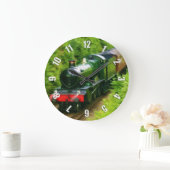 Grande Horloge Ronde Train à vapeur britannique V (Maison)