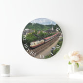 Grande Horloge Ronde Train de voyageurs à Saint-Goar (Maison)