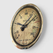 GRANDE HORLOGE RONDE TRAINS À VAPEUR (Angle)