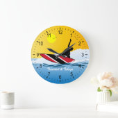 Grande Horloge Ronde Trinité-et-Tobago Surfer (Maison)