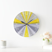 Grande Horloge Ronde Triple Sunny Yellow (Maison)