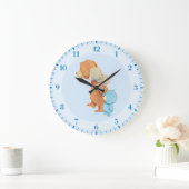 Grande Horloge Ronde Trois amis adorables d'ours (Maison)