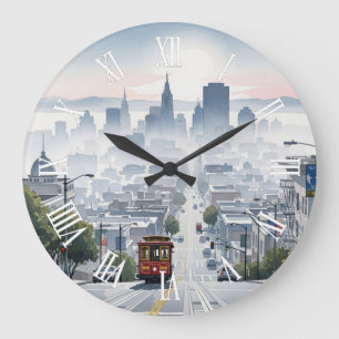 Grande Horloge Ronde Trolley à câble de San Francisco