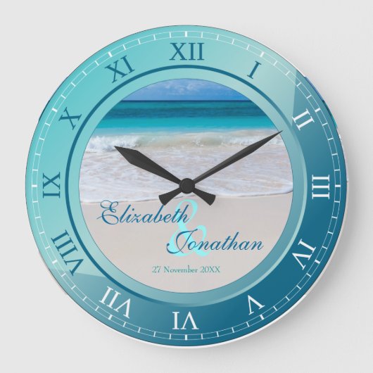 Grande Horloge Ronde Tropcal Beach (Recto)
