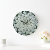 Grande Horloge Ronde Tropic Flower Wall Clock (Maison)