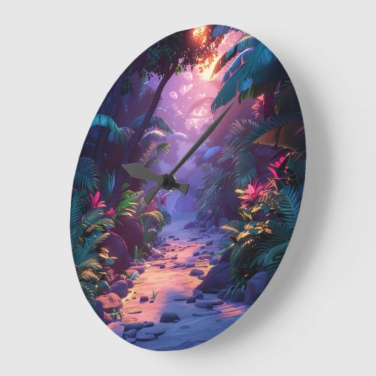 Grande Horloge Ronde Tropical Hawaiian Walking Path (Angle)