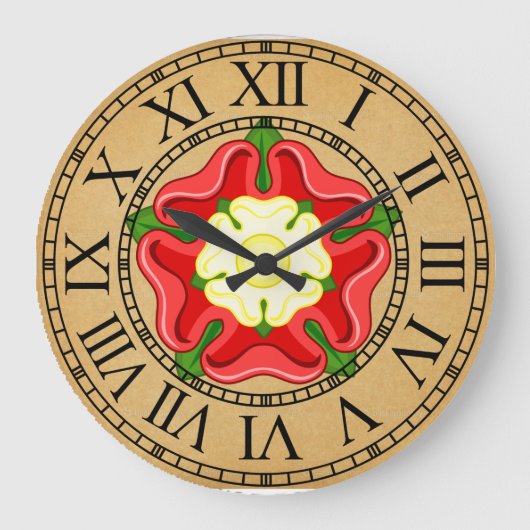 Grande Horloge Ronde Tudor rose clock (Recto)